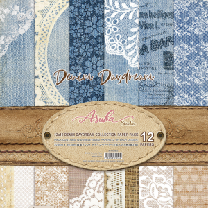 12 x 12 Denim Daydream Collection paper pack